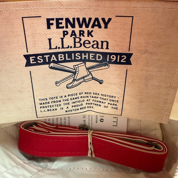 L.L.Bean Limited Edition Fenway Tarp Crossbody Tote - Picture 5 of 5